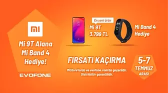 Evofone'dan mi Band 4 Hediyeli Xiaomi mi 9T Kampanyası