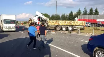 GÜNCELLEME - Otoyolda zincirleme trafik kazası: 1 ölü, 5 yaralı