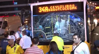 Şişli'de metrobüs kazası: 2 yaralı