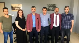TFF'nin Trabzonlu yöneticileri, TSYD Trabzon Şubesi'ni ziyaret etti