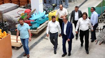 Başkan Kavuş, fidanlık ve seralarda incelemelerde bulundu