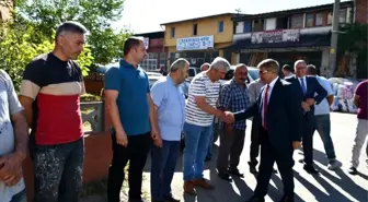 Vali Gürel, esnaf duasına katılarak incelemelerde bulundu