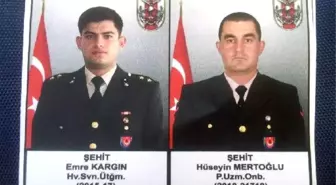 Avaşin'de şehit olan askerler memleketlerine uğurlandı