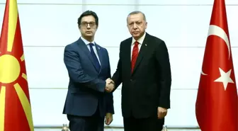 Erdoğan, Kuzey Makedonyalı mevkidaşıyla ile görüştü