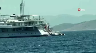 Yüzen mücevher Bodrum'da