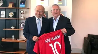 Aziz Yıldırım, TFF Başkanı Nihat Özdemir'i ziyaret etti