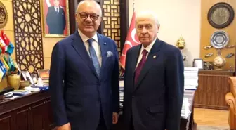 Başkan Ergün MHP Lideri Bahçeli'yi ziyaret etti