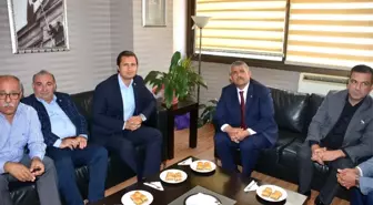 CHP İl Başkanı Yücel'den MHP'ye ziyaret