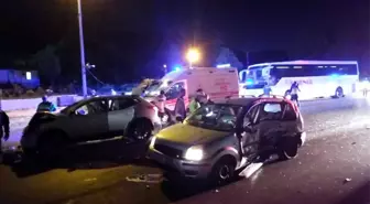 Denizli'de trafik kazası: 4'ü çocuk 11 yaralı