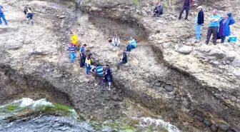 Sinop'ta 30 metrelik uçurumdan düşen şahıs yaralandı