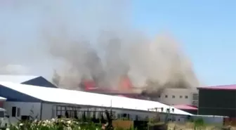 Isparta'daki Kara Havacılık Okulu'nda yangın