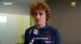 Griezmann: 'La Liga, La Copa, Şampiyonlar Ligi. Onları burada kazanmayı umuyorum.'