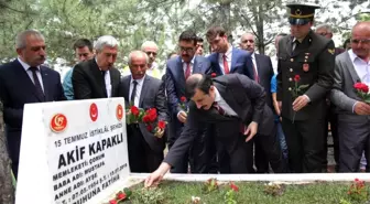 15 Temmuz Şehidi Akif Kapaklı mezarı başında anıldı