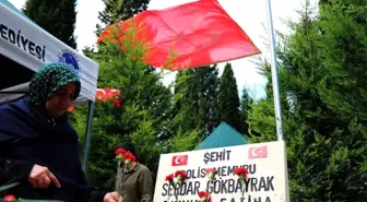 15 Temmuz şehidi Gökbayrak mezarı başında anıldı