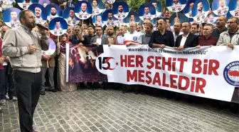 15 Temmuz Şehitler Makamı'nda anma töreni düzenlendi