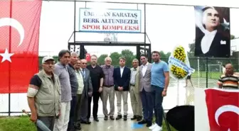 Kazada ölen 2 genç anısına spor kompleksi