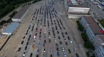 Sınırda büyük yoğunluk! Gurbetçiler akın akın geliyor