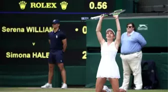 Wimbledon Tenis Turnuvası: Serena Williams'ı finalde 2-0 yenen Rumen Simona Halep şampiyon oldu