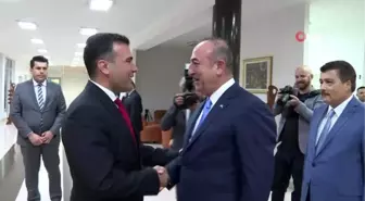 Çavuşoğlu, Kuzey Makedonya Başbakanı Zaev Tarafından Kabul Edildi