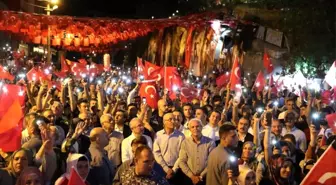 Mardin'de 15 Temmuz Anma etkinliğine yüzlerce vatandaş katıldı.