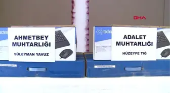 Osmangazi Belediyesi'nden muhtarlara bilgisayar