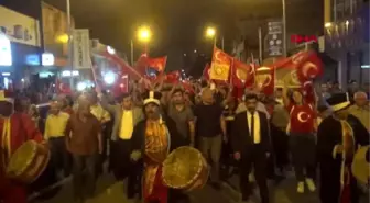 Osmaniye'de 15 Temmuz Demokrasi ve Milli Birlik yürüyüşü