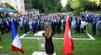 Paris Türkiye'nin Paris Büyükelçiliği'nde 15 Temmuz anma töreni