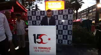 Rize'de Demokrasi ve Milli Birlik etkinliği düzenlendi