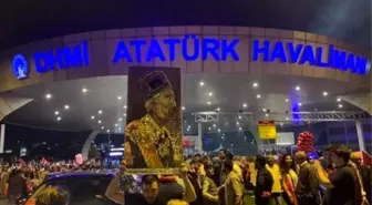 Sultan Vahdettin portresi Atatürk Havalimanı'nda