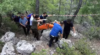 Uçurumda bulunan erkek cesedi, 2'nci günde çıkarıldı