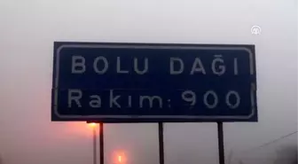 Bolu Dağı'nda yoğun sis