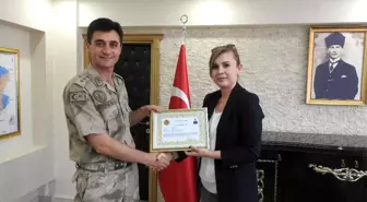 Tuşba İlçe Jandarma Komutanı Uzun için veda yemeği