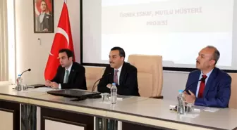 Kars'ta, 'Örnek Esnaf Mutlu Müşteri Projesi'nin tanıtımı yapıldı