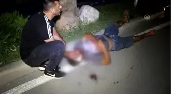 Adana'da motosiklet devrildi: 1 yaralı