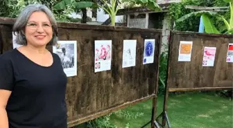 Doku örnekleri ve hücrelerin mikroskobik görüntüleri sanata dönüşüyor