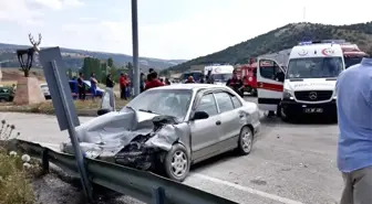 Sungurlu'daki trafik kazası1 ölü, 3 yaralı