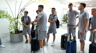 Trabzonspor'a Linz'de coşkulu karşılama