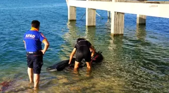 Yüzmek için baraja giren genç boğuldu