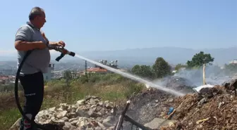 Hatay'da bitki örtüsü yangını