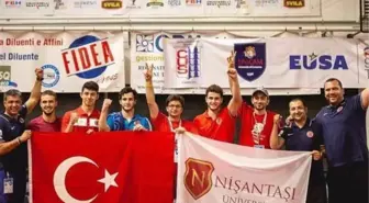 Nişantaşı Üniversitesi masa tenisinde üst üste 2'nci kez Avrupa şampiyonu