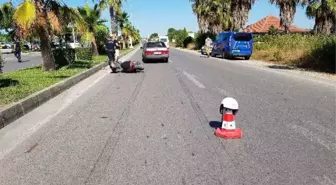 Manavgat'ta motosiklet kazası: 1 yaralı