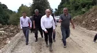 Düzce'deki su baskını ve toprak kayması