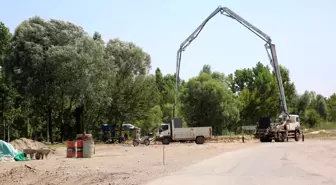 Spor alanları ve çocuk parkının çalışmalarına başlandı
