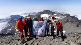 Belediyesporlu dağcılar Kaçkar zirvesine tırmandı