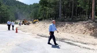 Doğa harikası yaylaya ulaşımı kolaylaştıracak yol çalışması başladı