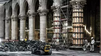 Notre Dame Katedrali'ndeki hasarın boyutu görüntülendi