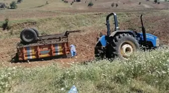 Traktör sürücüsü kalp krizinden öldü