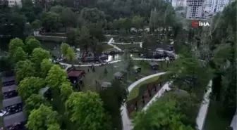 Karabük'ün yeni gözdesi Şehir Parkı'nda vatandaşlar yer bulmakta zorlanıyor