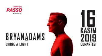 Bryan Adams İstanbul Türkiye Konseri 16 Kasım Cumartesi Günü Ülker Sports Arena'da