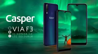 Casper'dan yeni telefon: Casper VIA F3